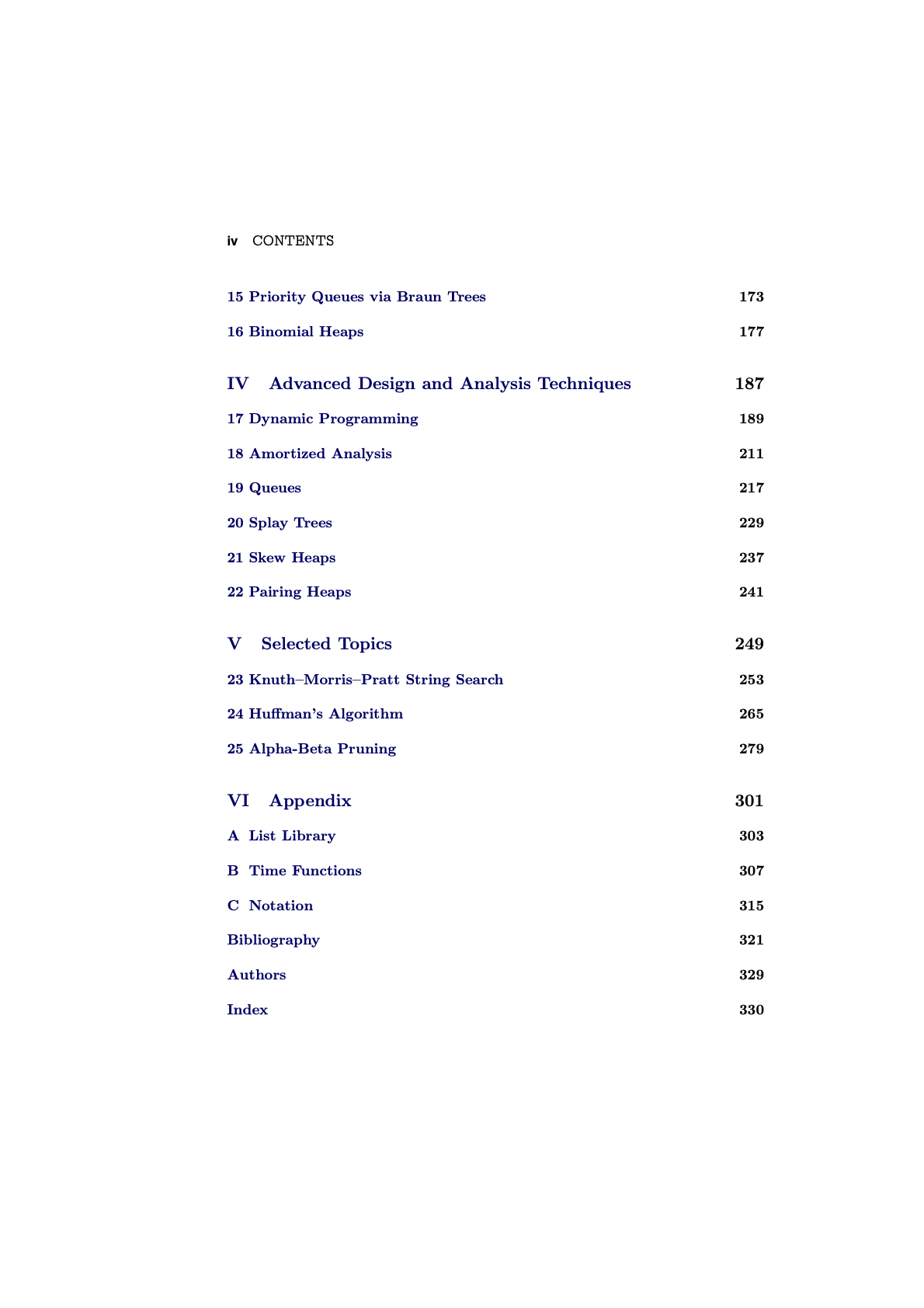 Table of contents 2